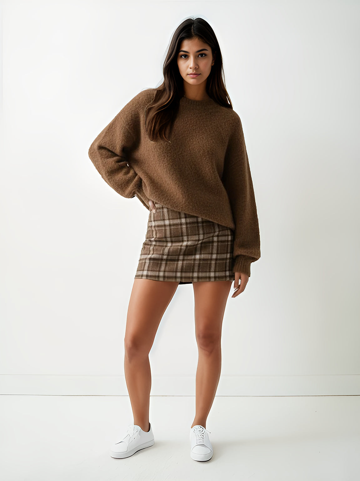 Plaid Mini Skirt