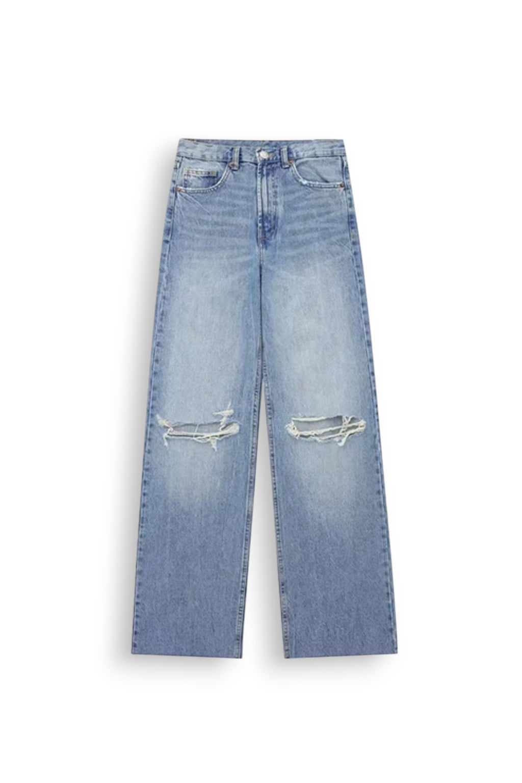 High Waist Ripped Jeans