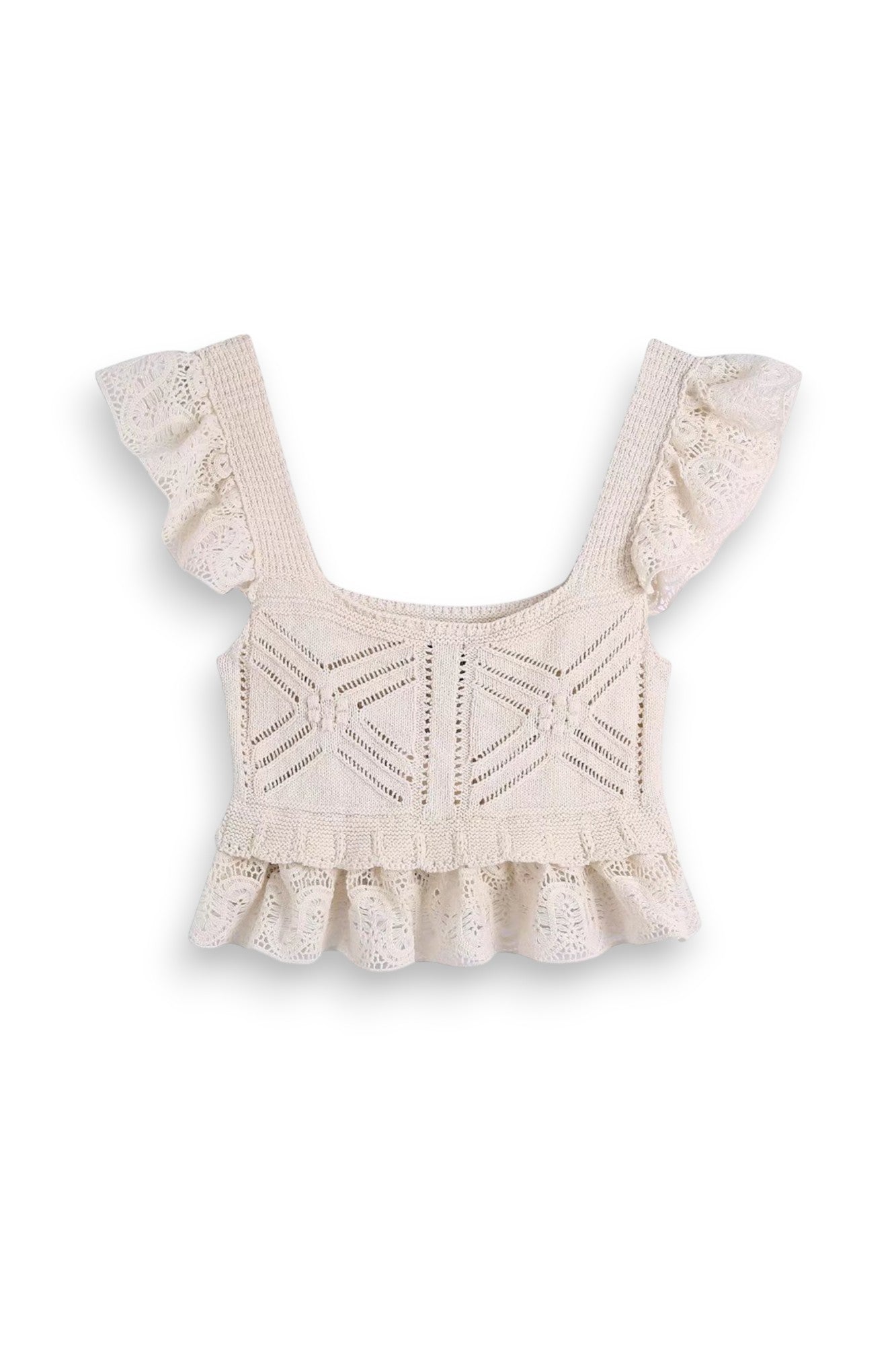 Knit-Crochet Baby Doll Top