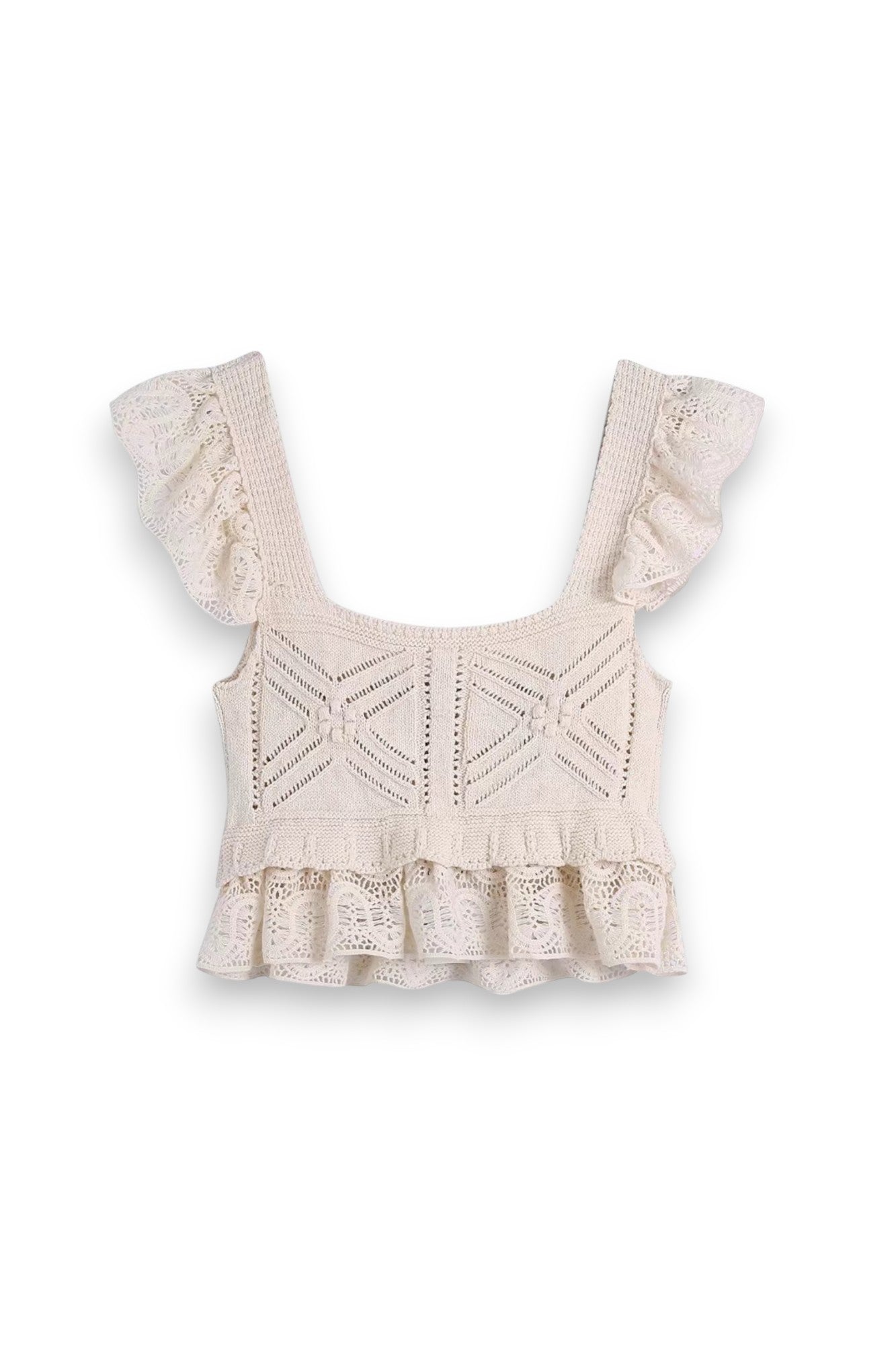 Knit-Crochet Baby Doll Top