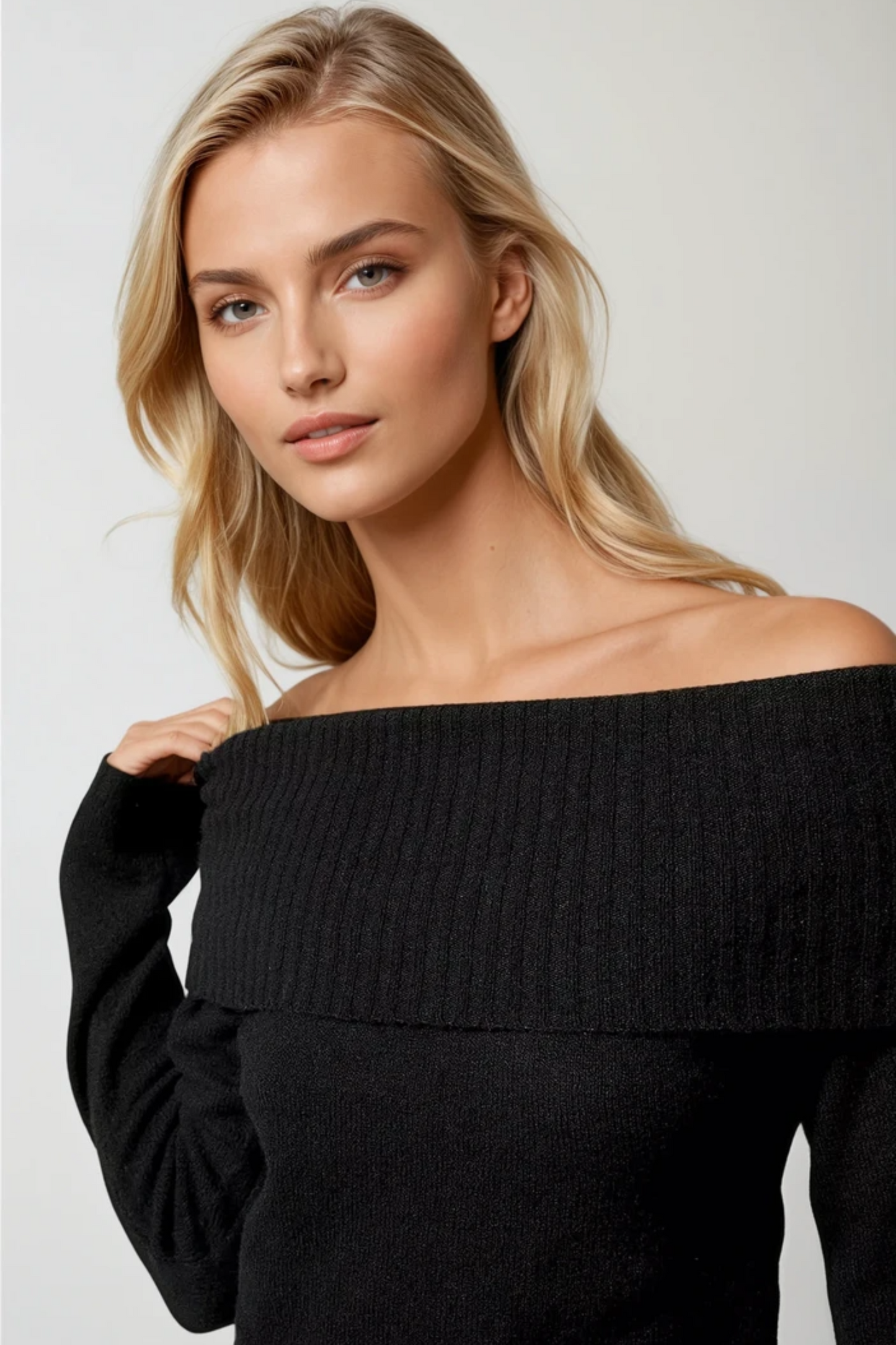 Off-the-Shoulder Sweater