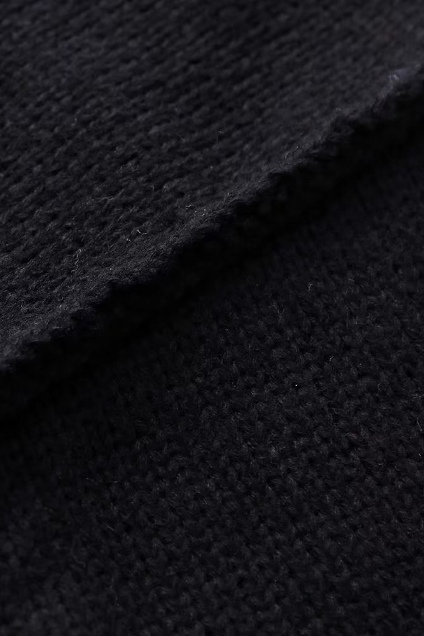 Rib-Knit Oversized Turtleneck