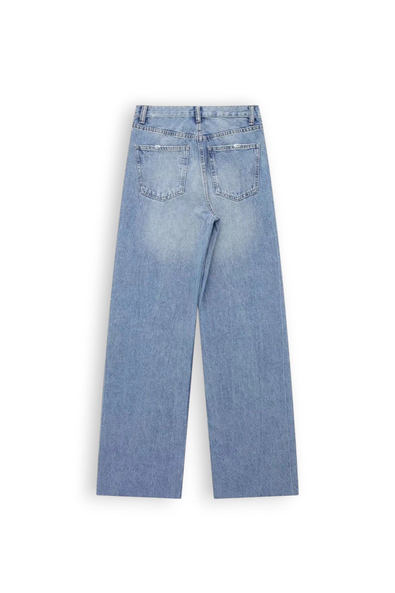 High Waist Ripped Jeans