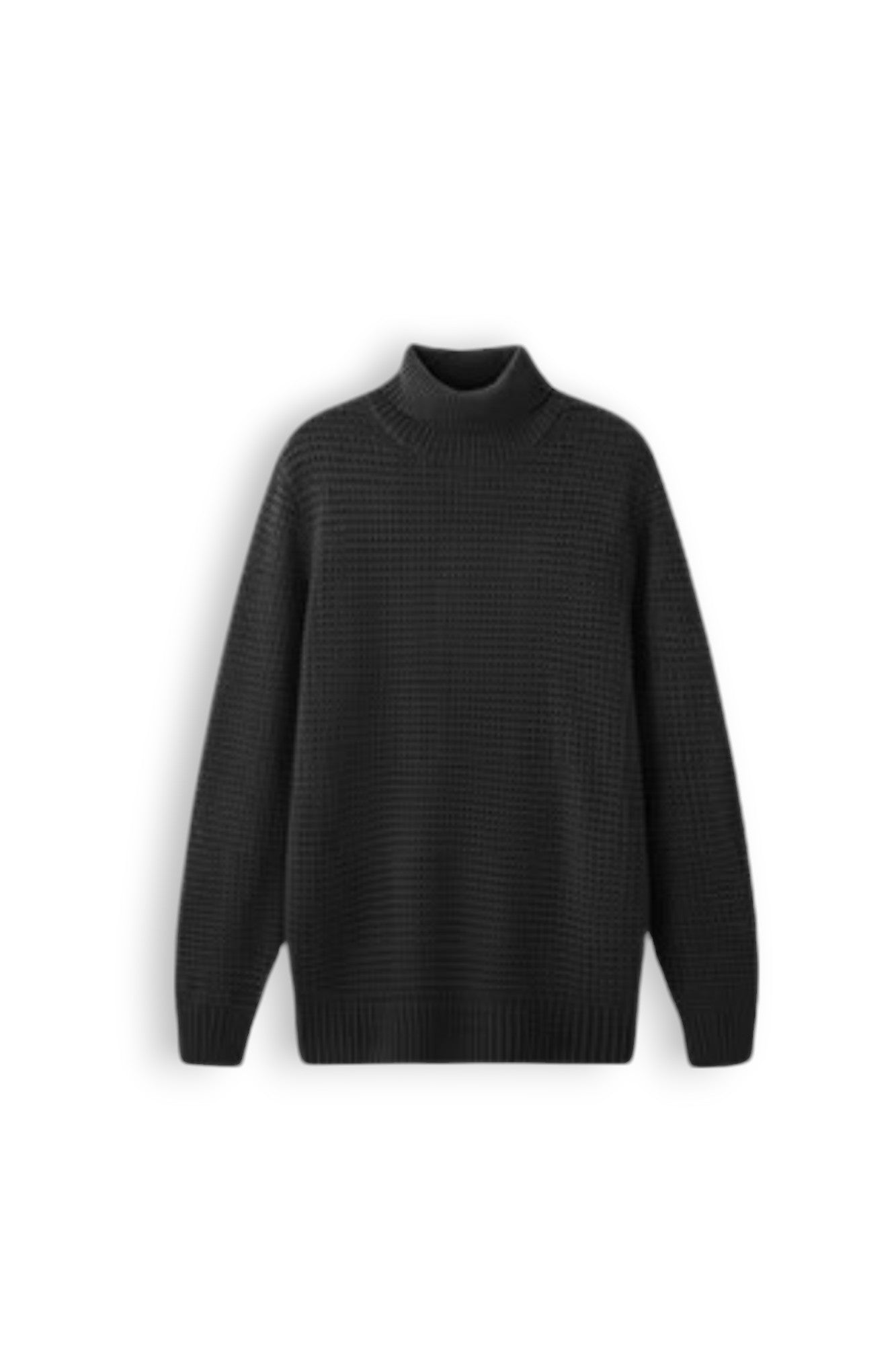 Wool Mock Turtleneck Sweater