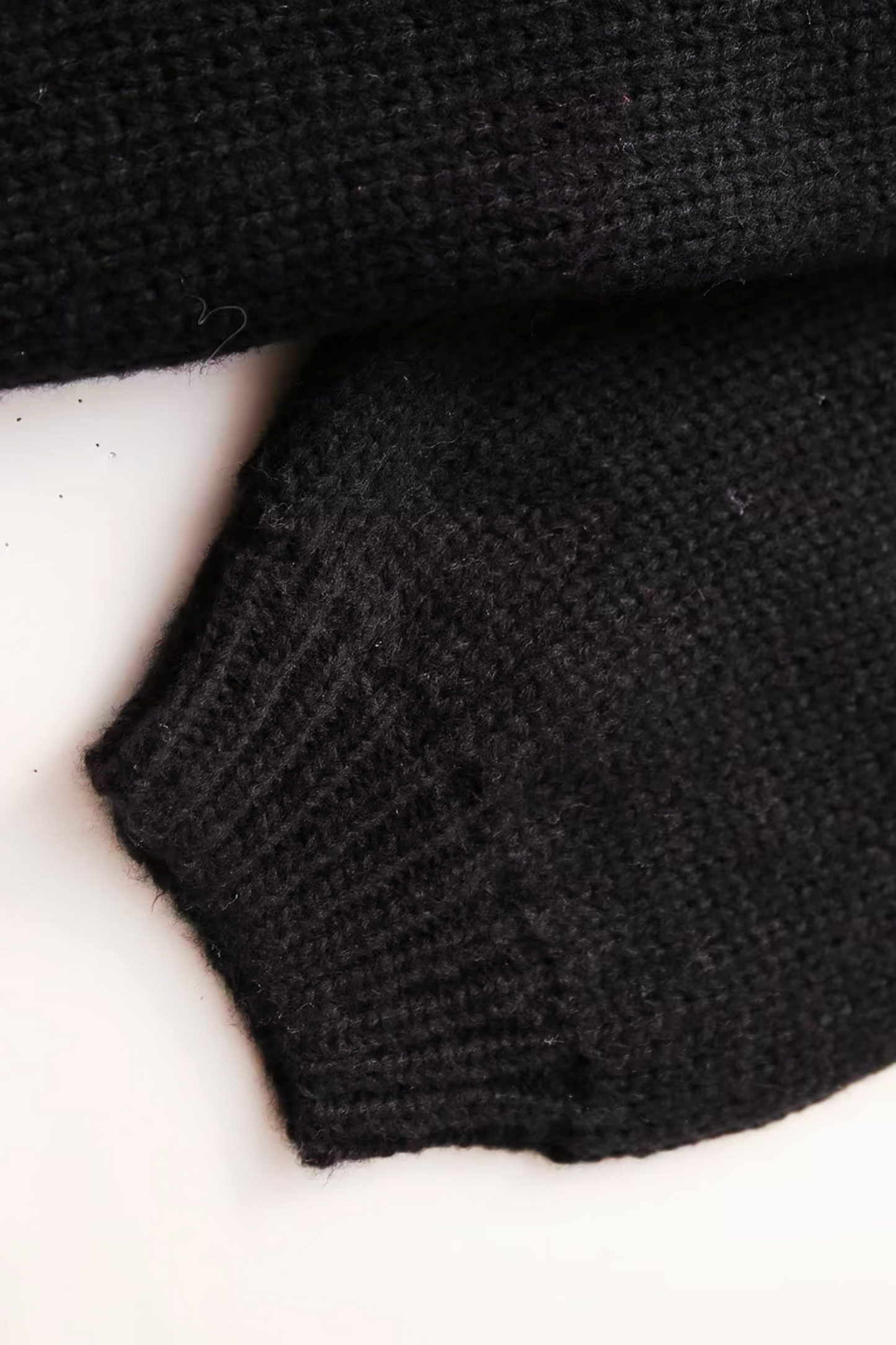 Rib-Knit Oversized Turtleneck