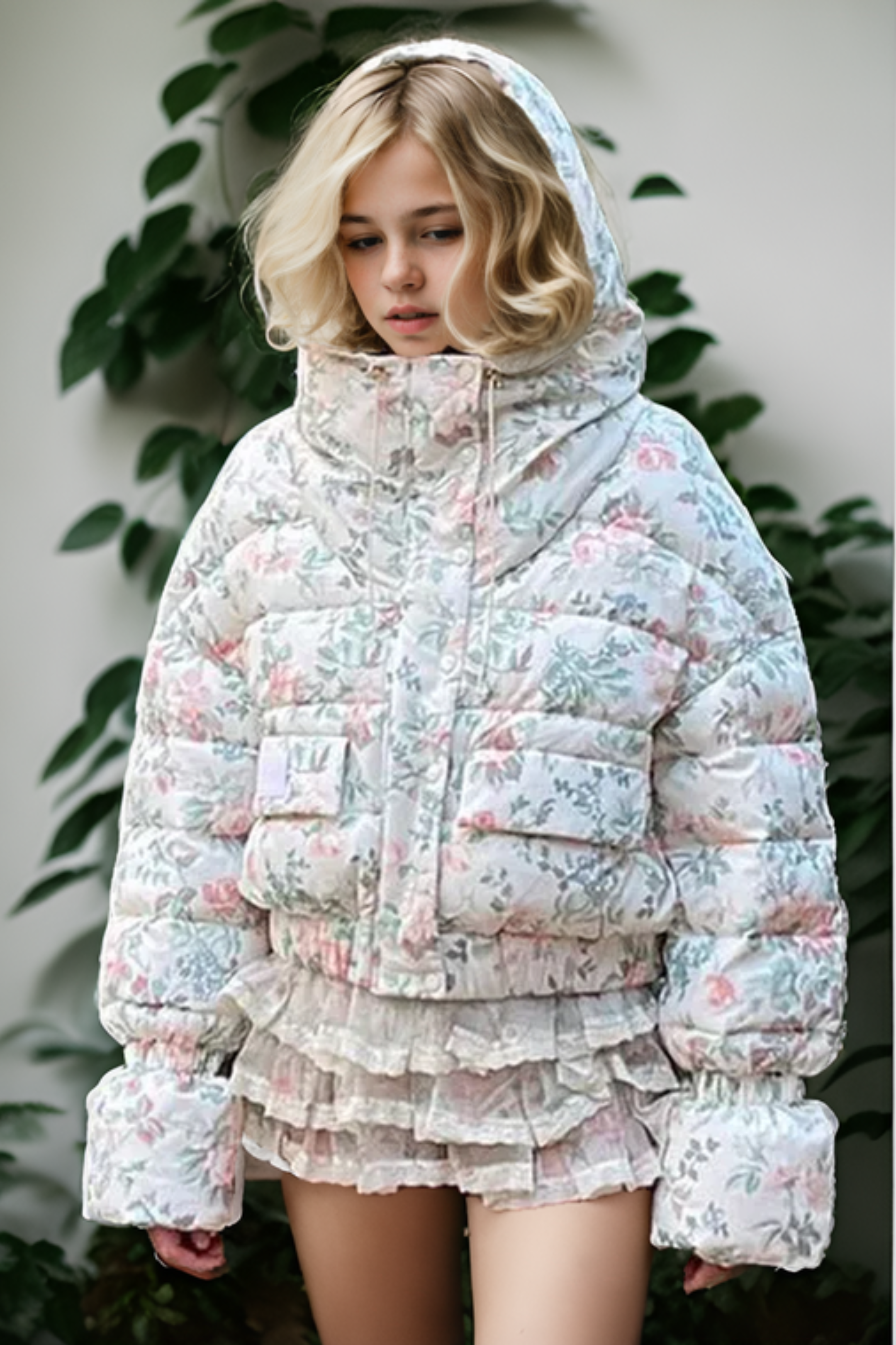 Winter Bloom Puffer Jacket