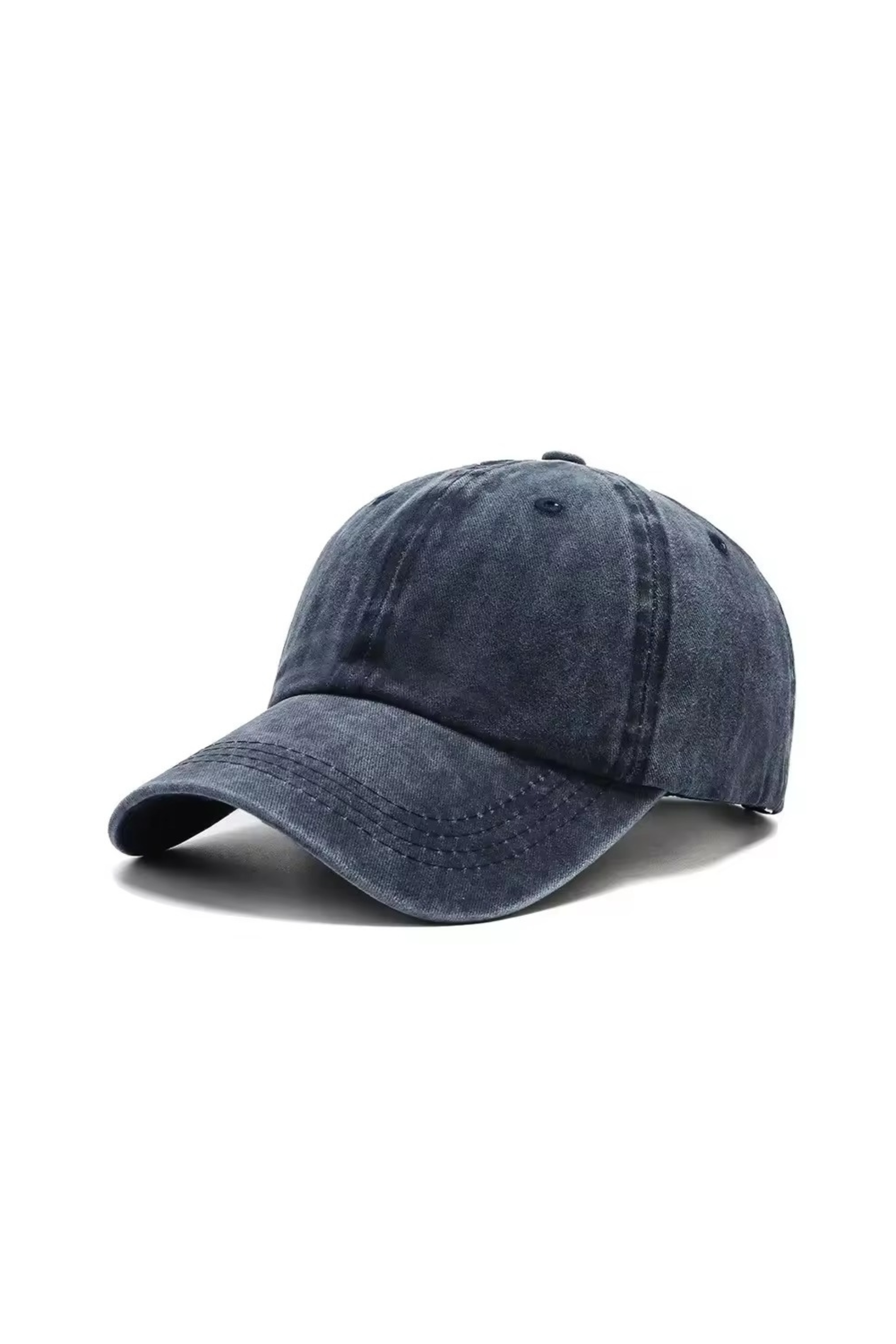 Distressed Washed Cotton Cap