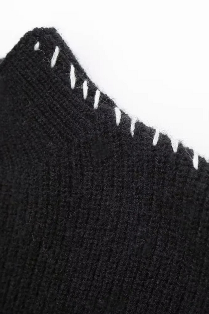 Mock Oversize Knit Turtleneck