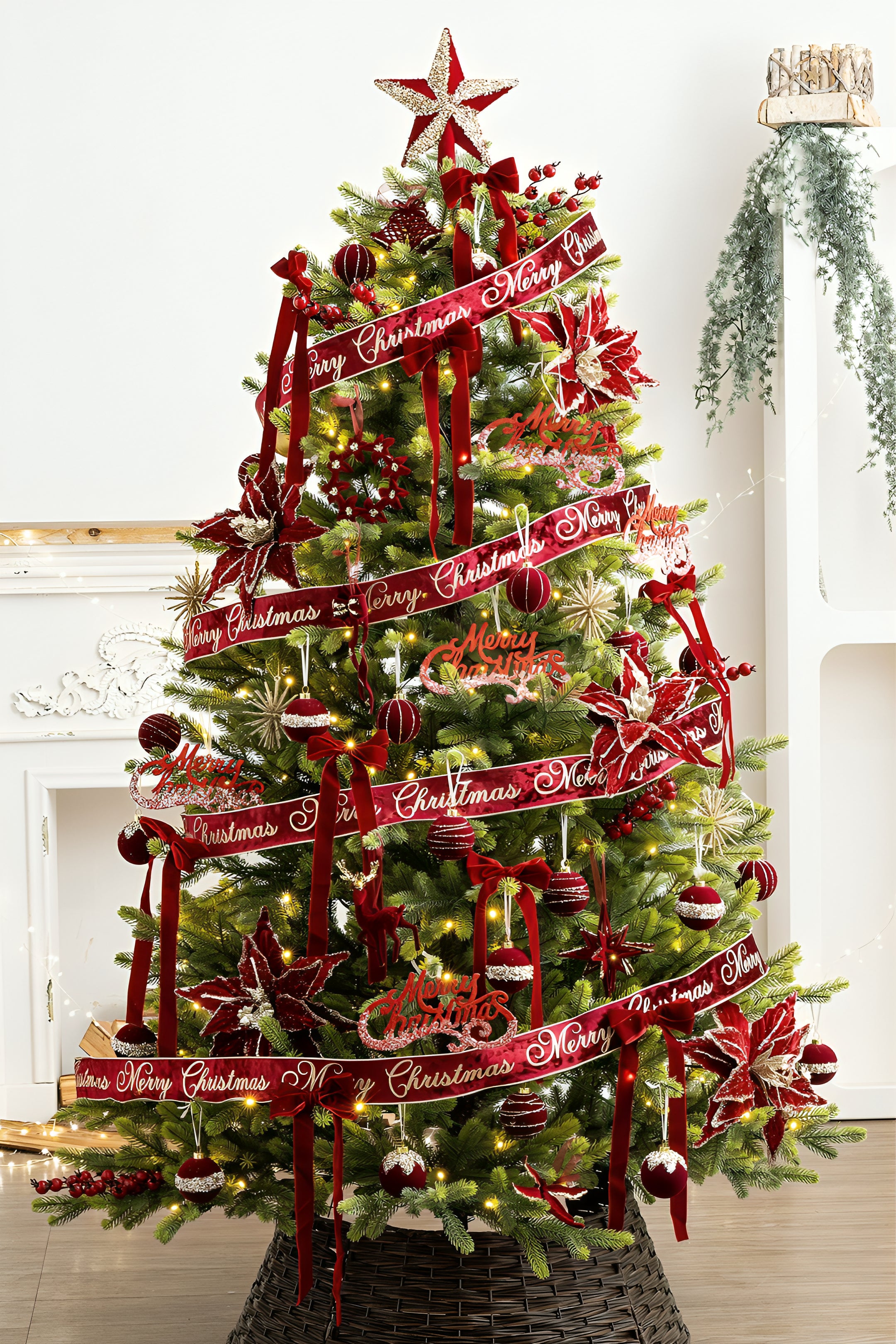 Burgundy Bow Ornament