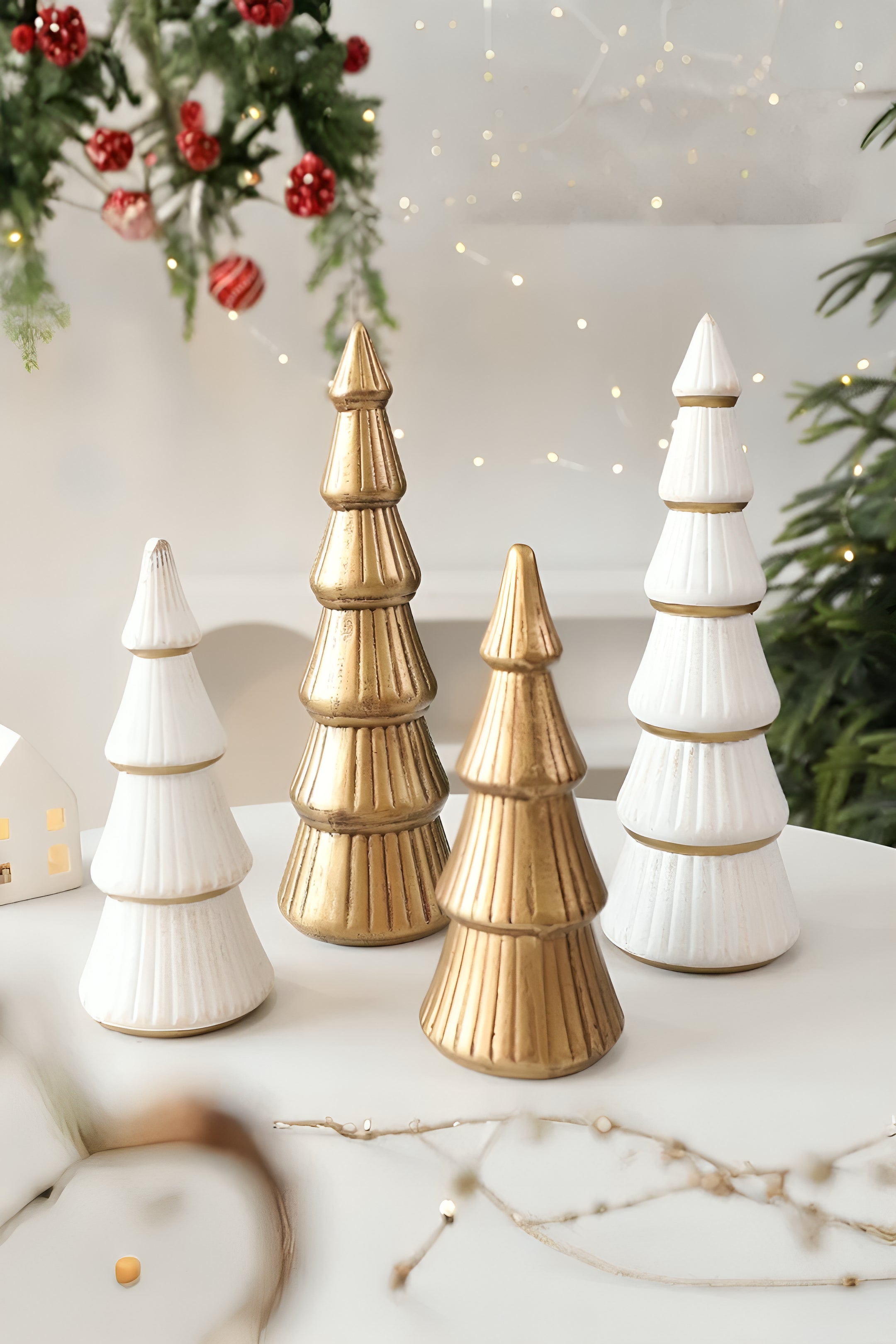 Wooden Christmas Tree Display