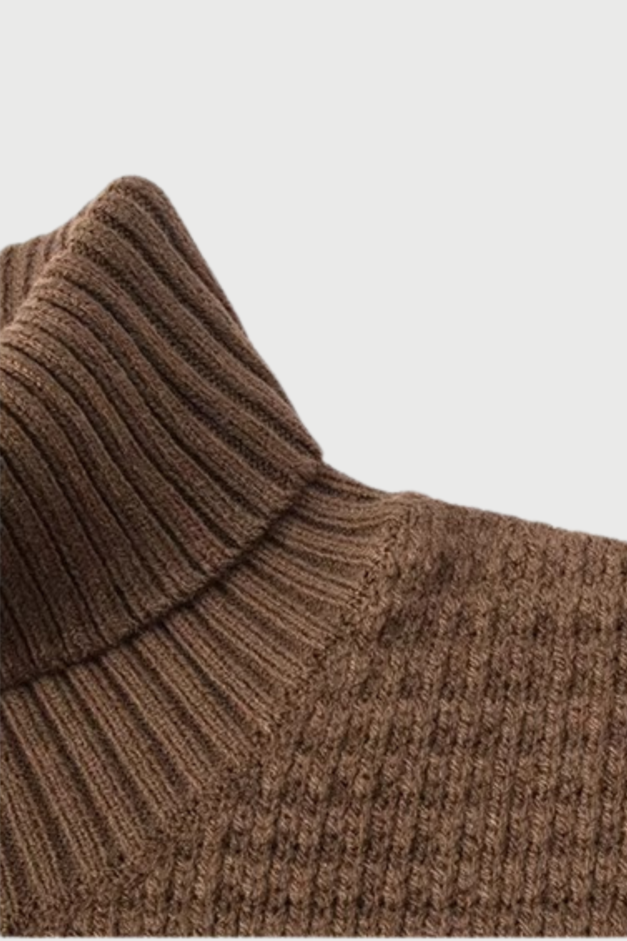 Wool Mock Turtleneck Sweater