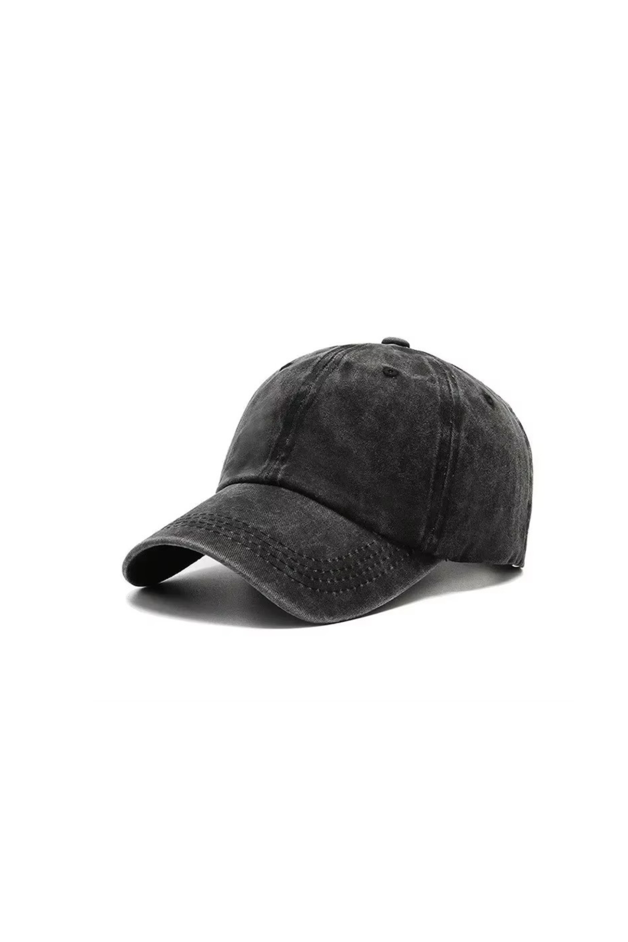 Distressed Washed Cotton Cap