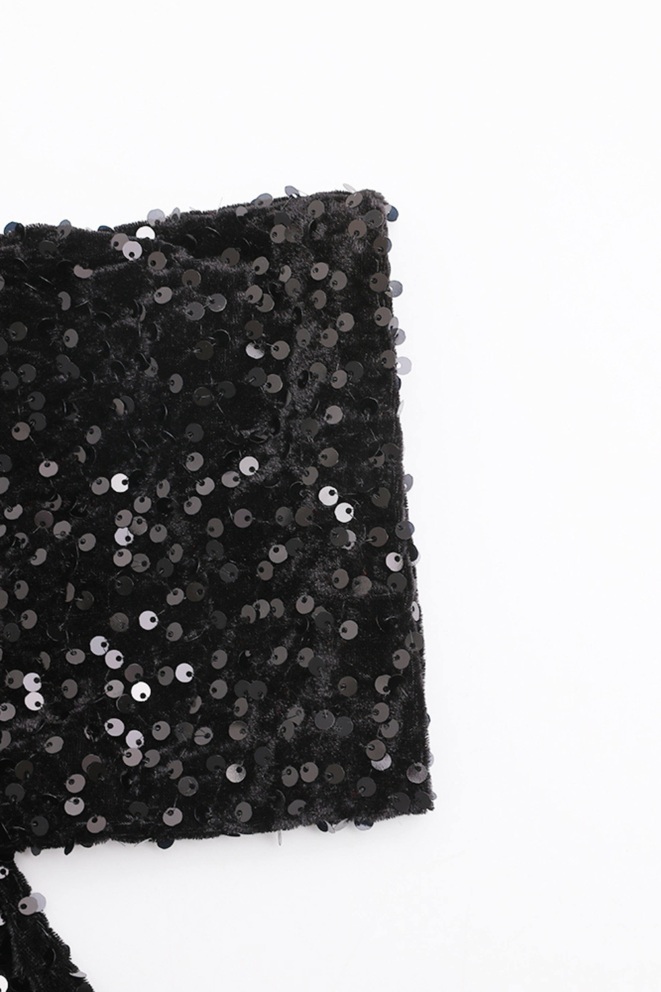 Black Sequin Top