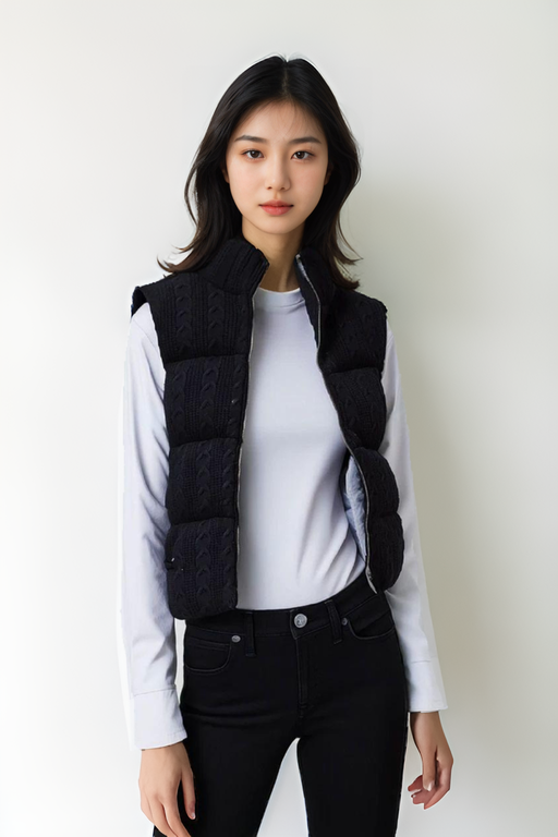 Kitted Puffer Vest