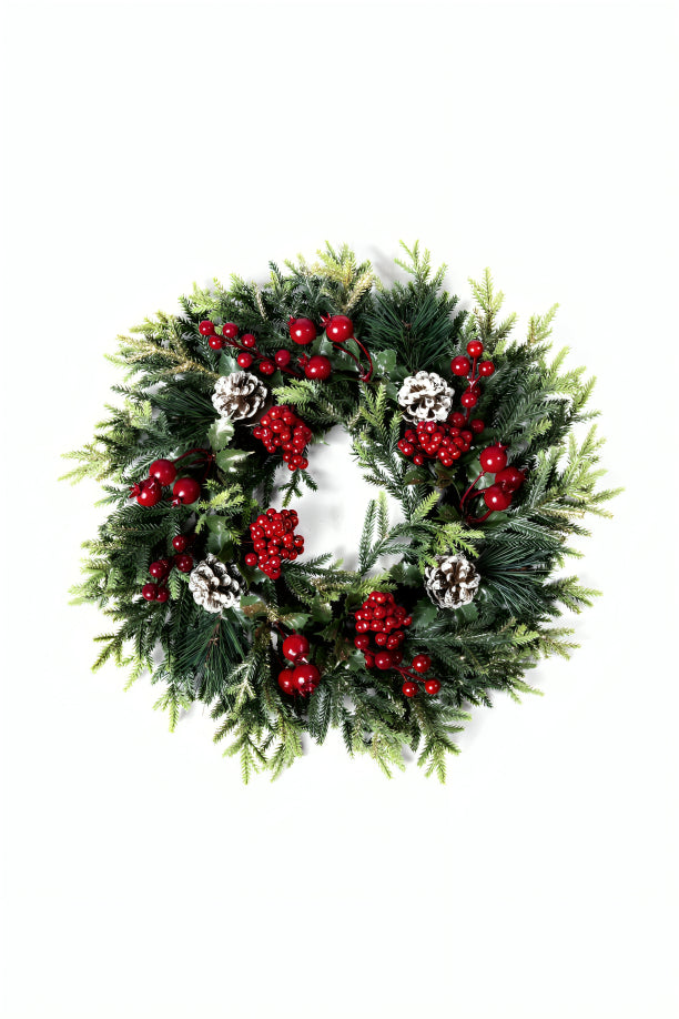 Christmas Mistletoe Wreath