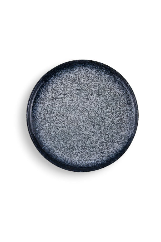 Large Speckled Porcelain Plate