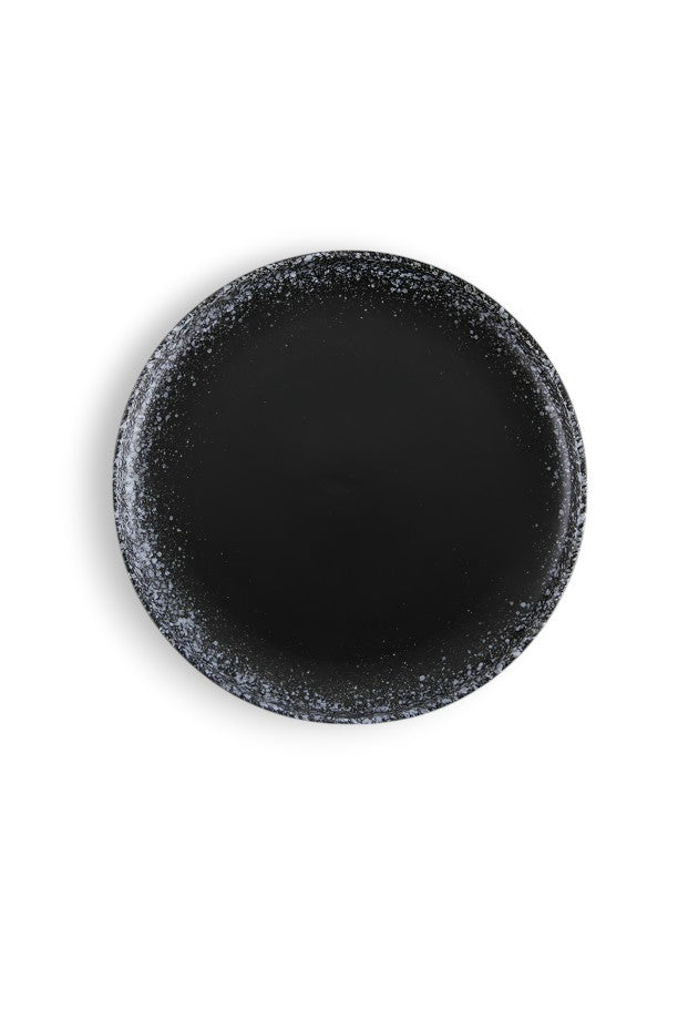 Large Speckled Porcelain Plate