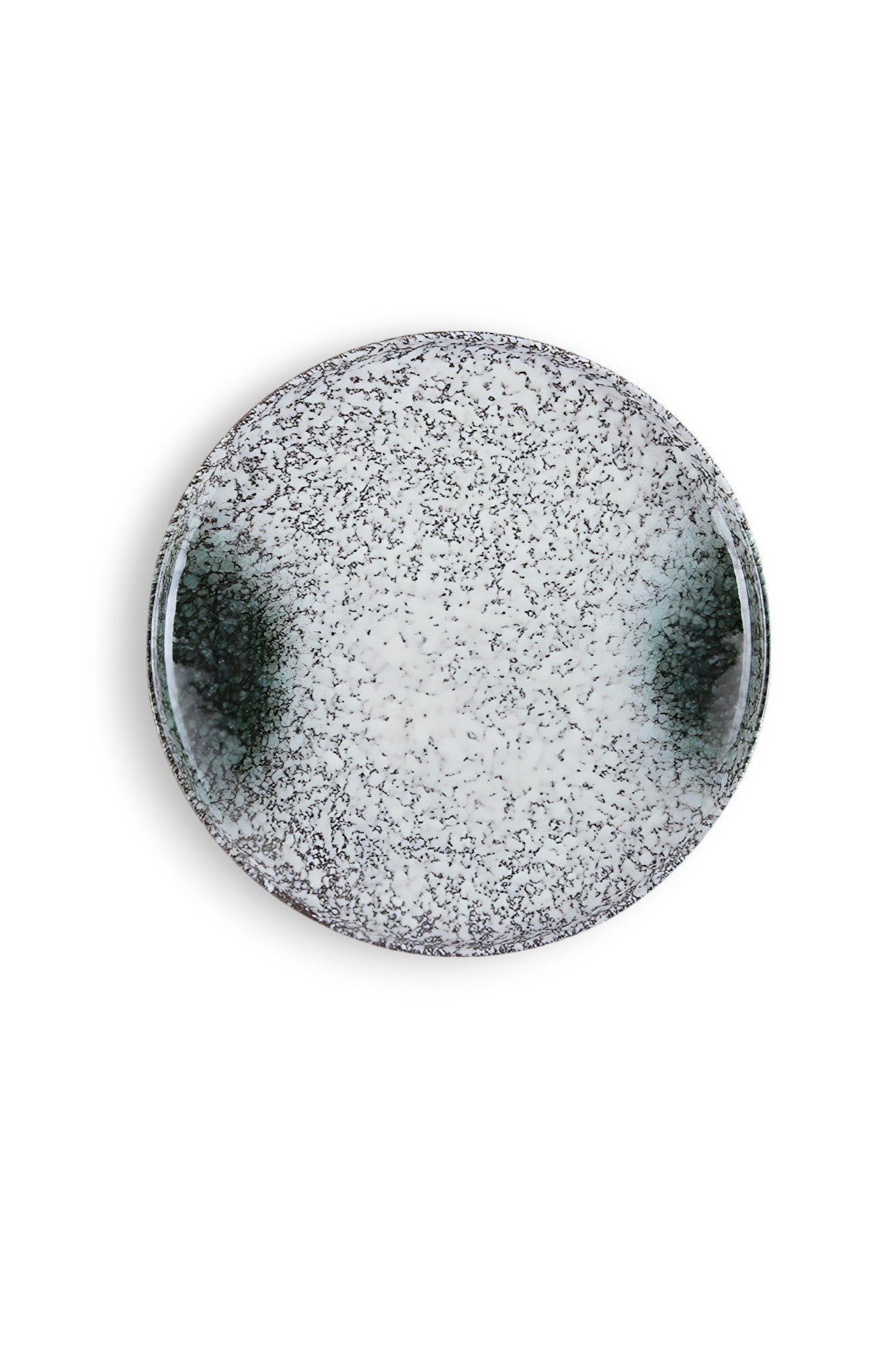 Large Speckled Porcelain Plate