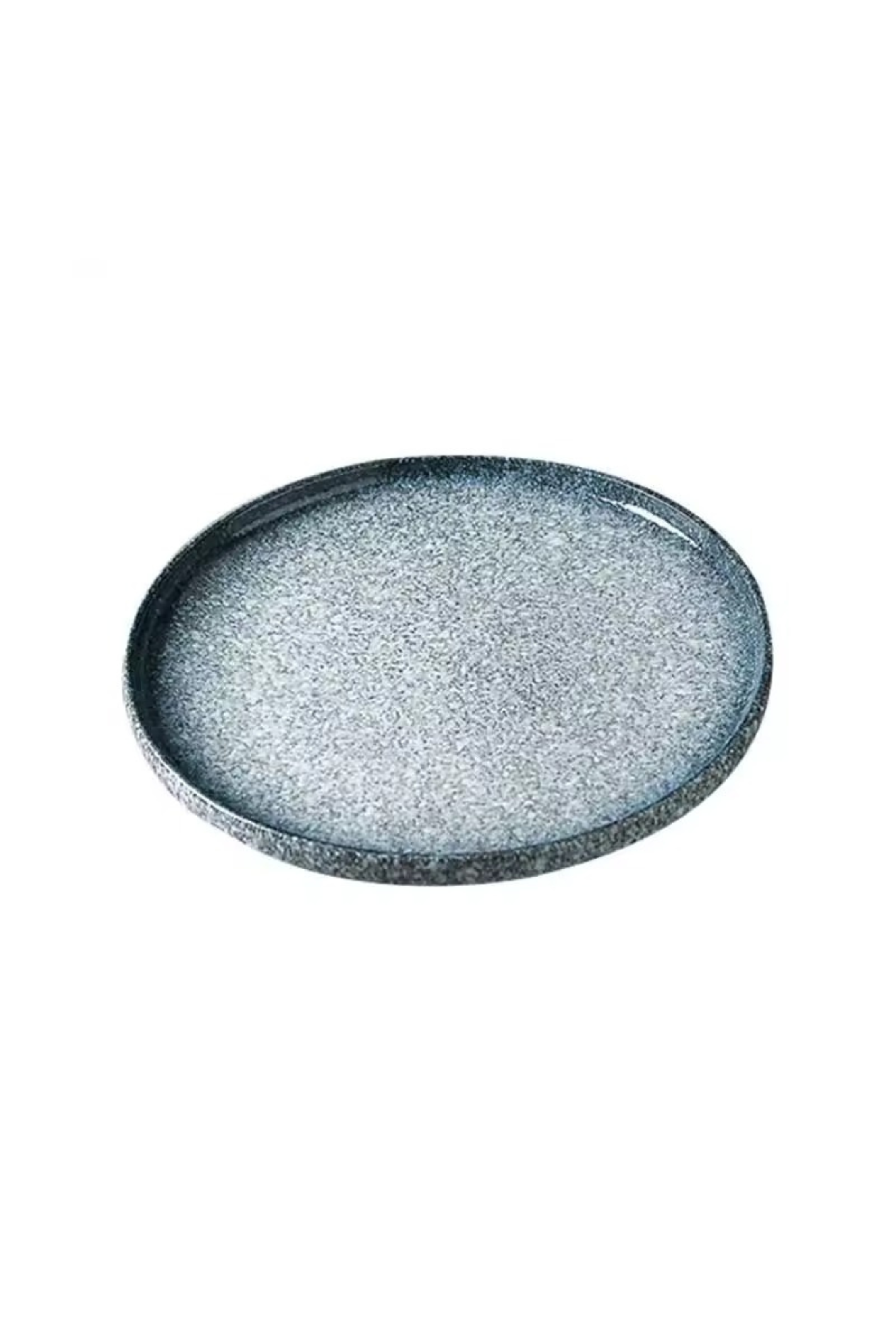 Large Speckled Porcelain Plate