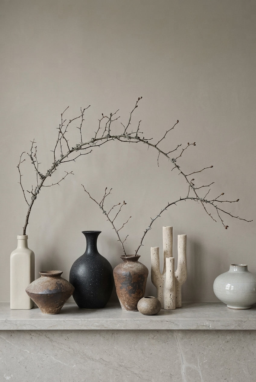 Mottled Ceramic Vase