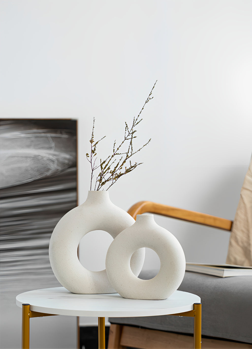 Unglazed Ceramic Vase