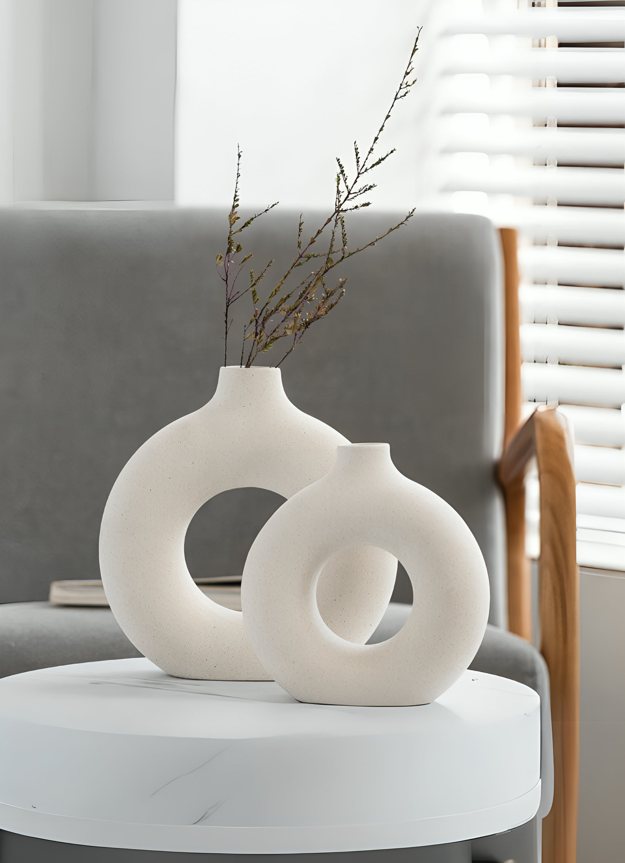Unglazed Ceramic Vase