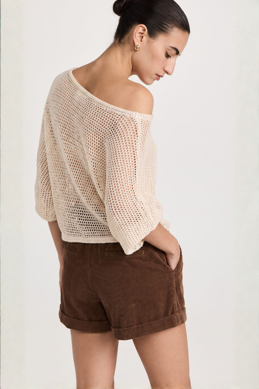 High Waist Trouser Shorts