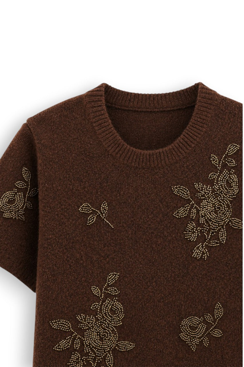 Beaded Embellished Sweater