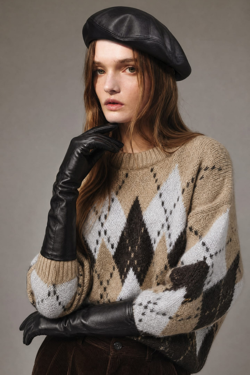 Leather Beret