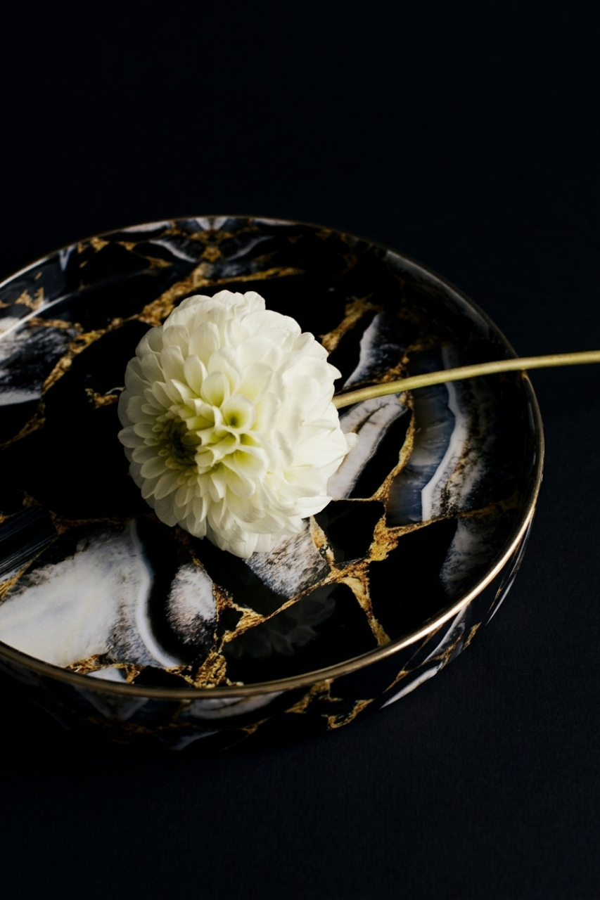 Round Marble Tray