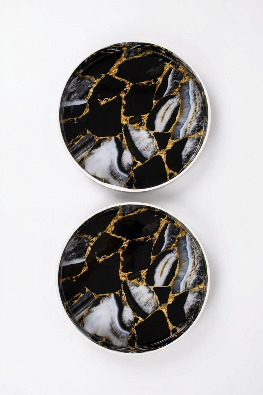 Round Marble Tray
