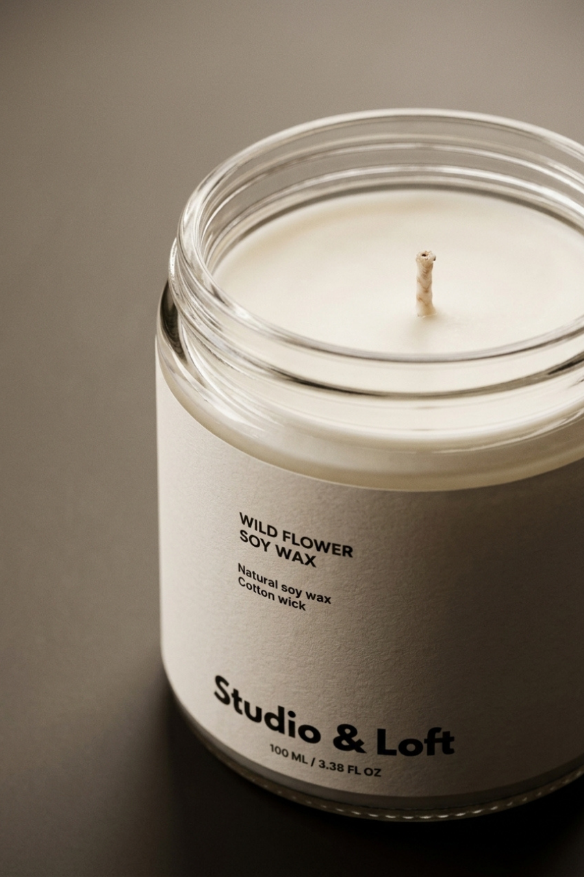 Scented Soy Wax Candle