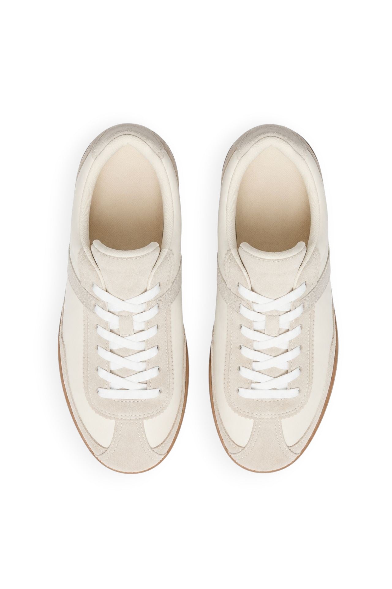 Suede Flat Sneakers