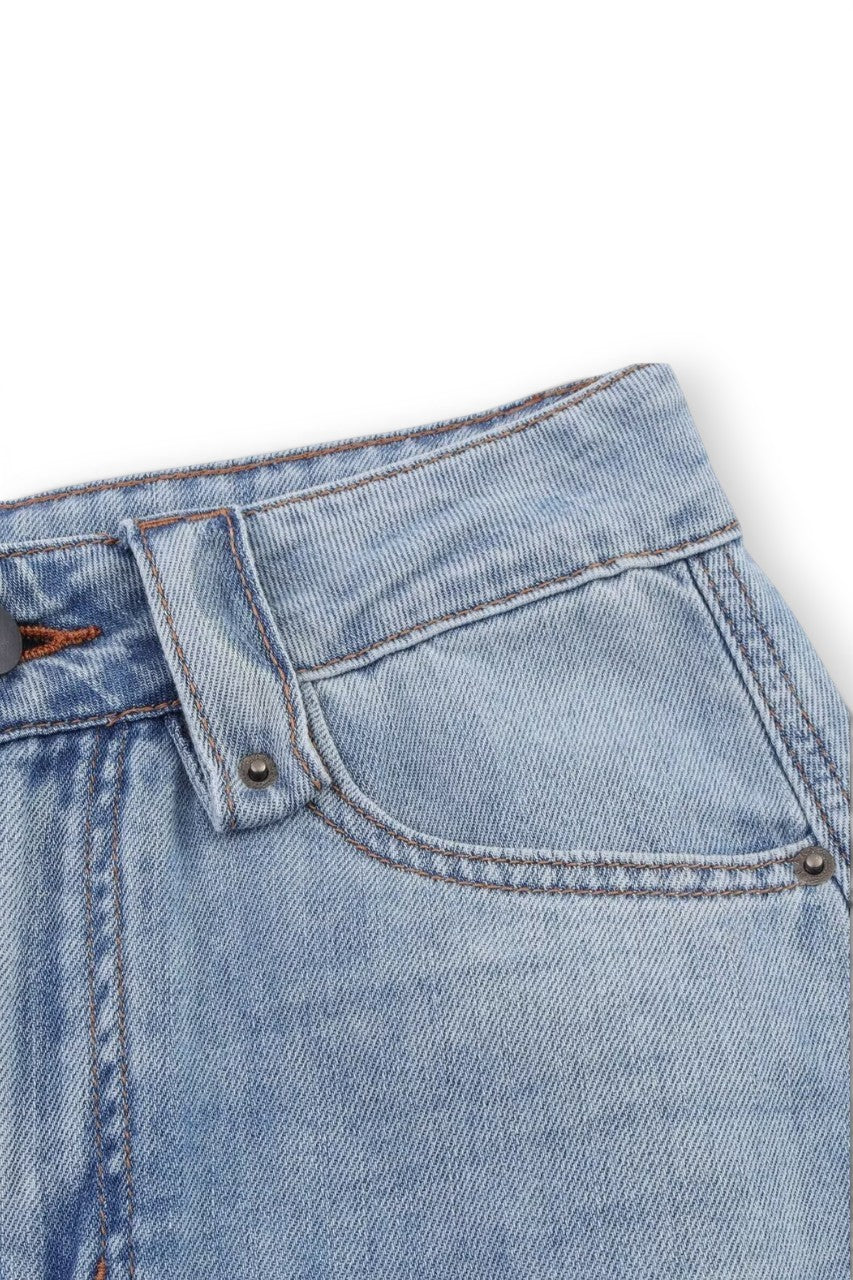 Straight Leg Ankle Jeans