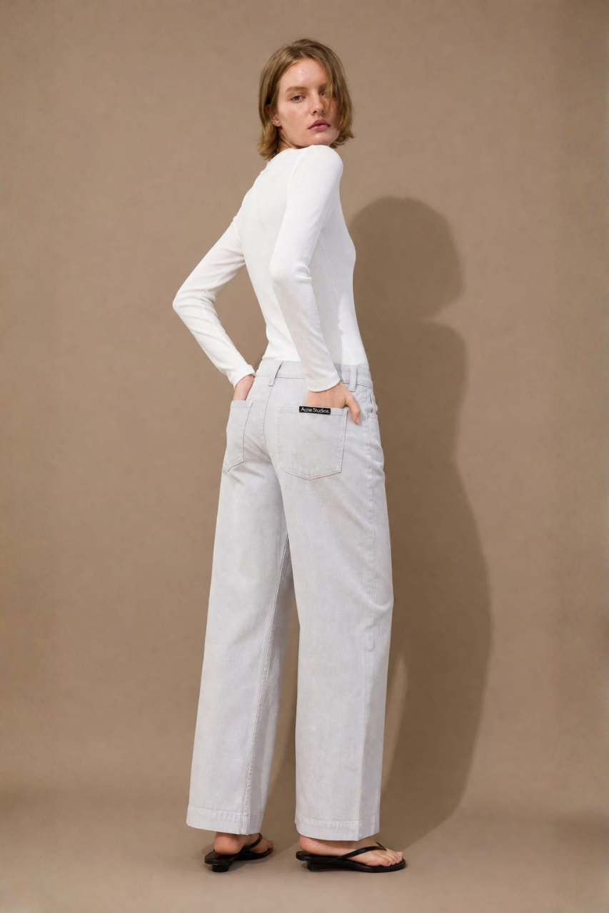 Straight Leg Ankle Jeans