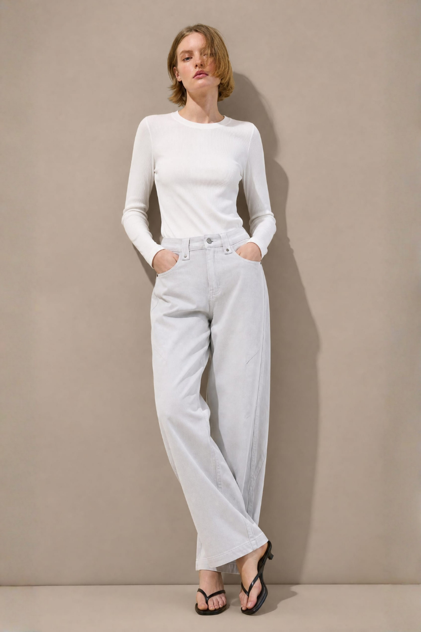 Straight Leg Ankle Jeans