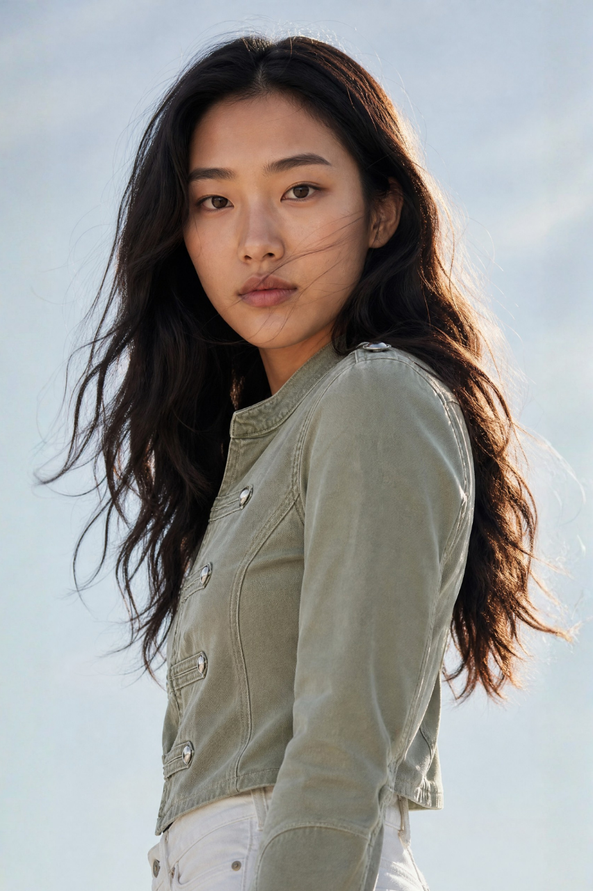 Trim Military Jacket