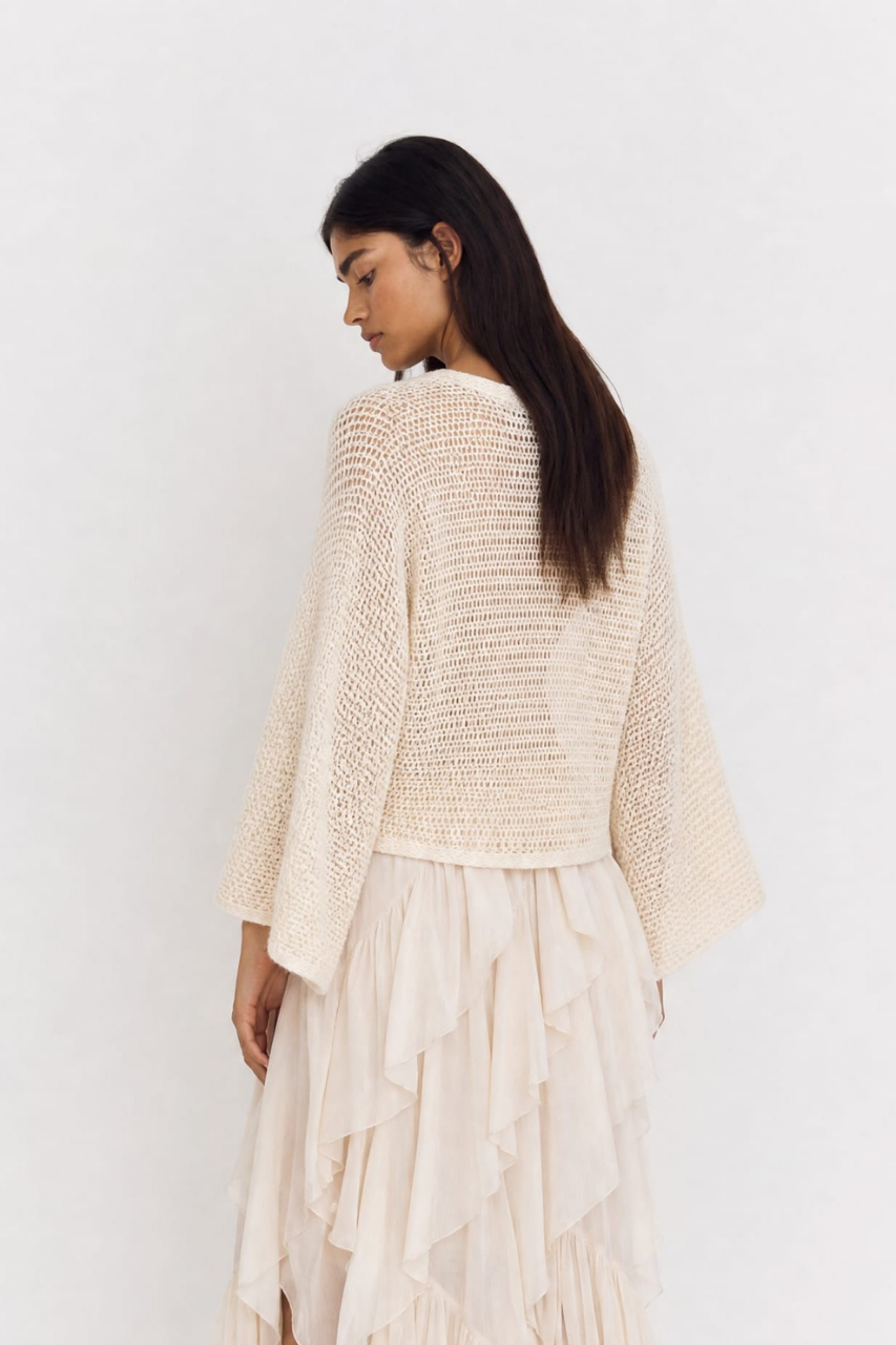 Loose Fit Knit Pullover Sweater