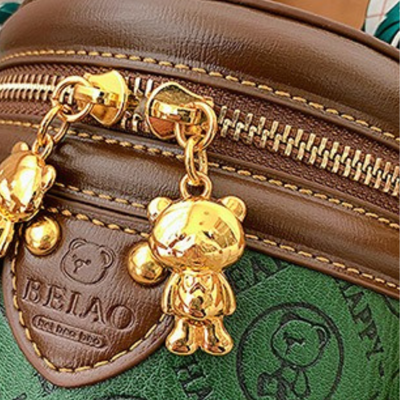 Teddy Bear Bucket Crossbody