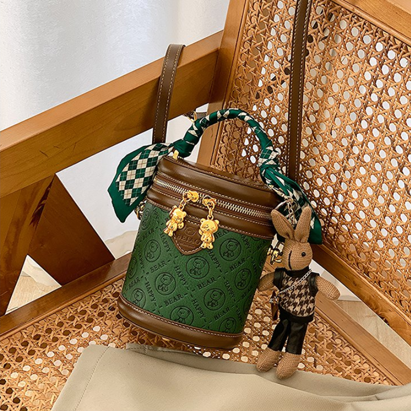 Teddy Bear Bucket Crossbody