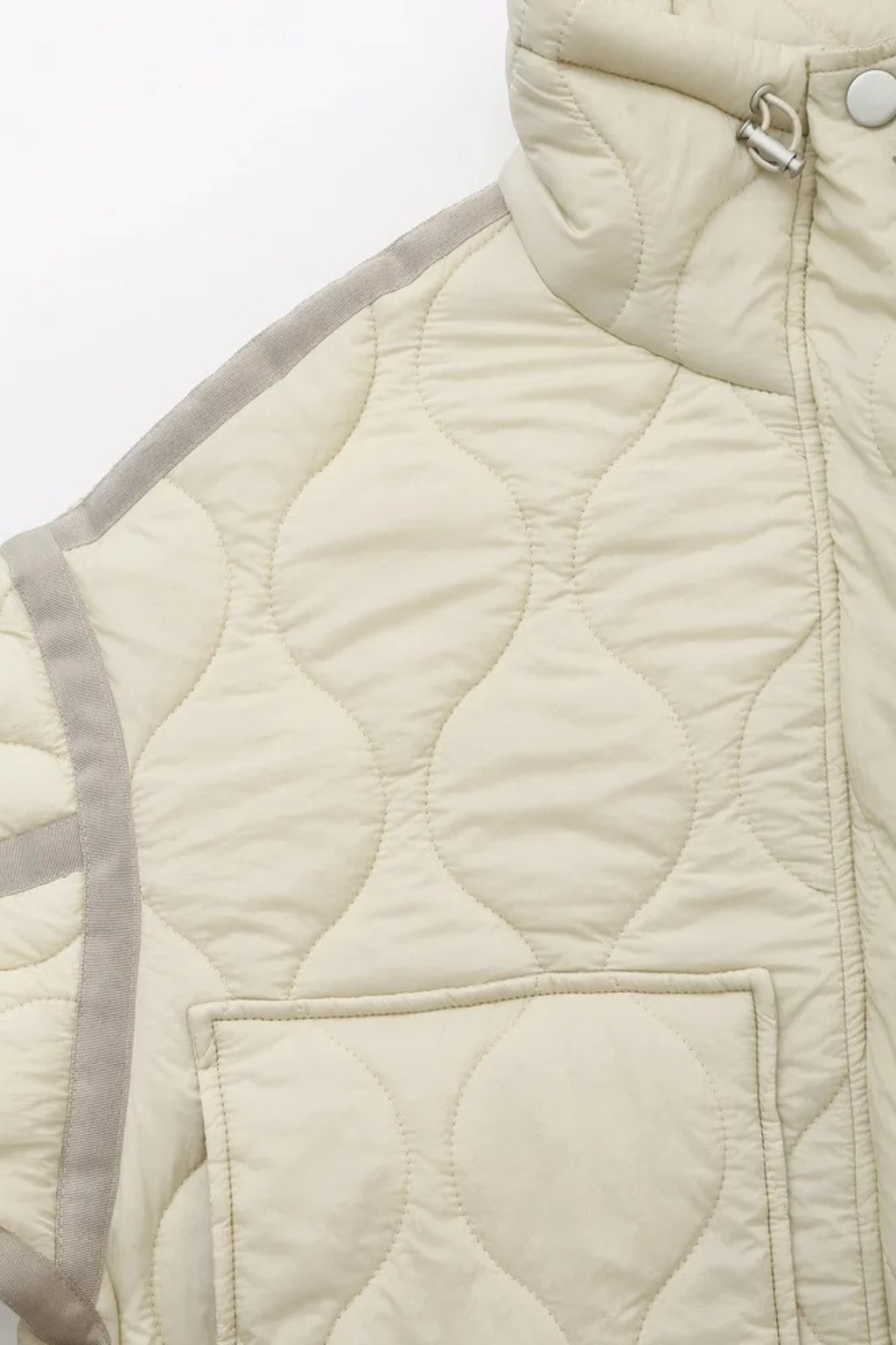 Solid Quilted Jacket