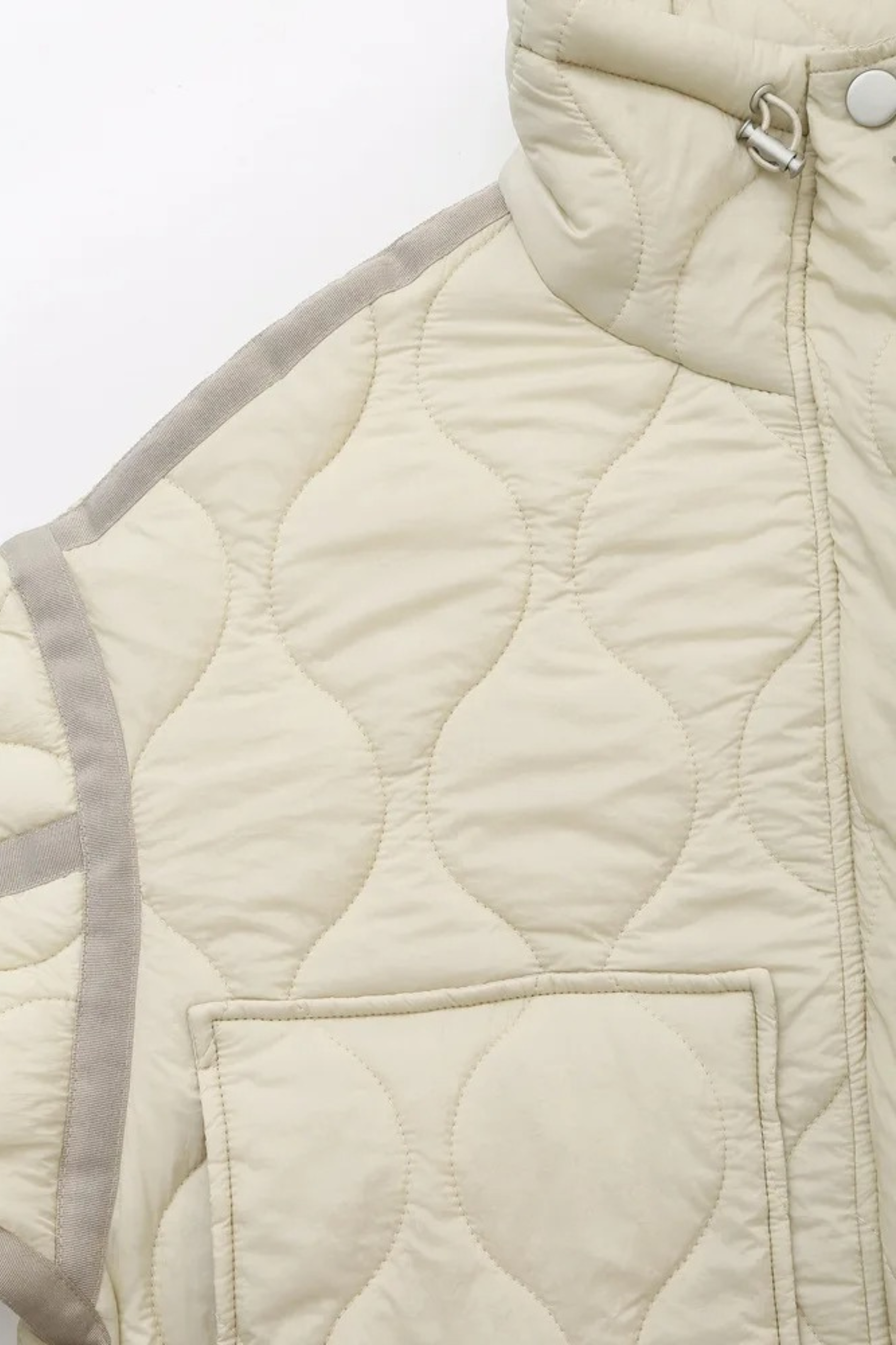 Solid Quilted Jacket