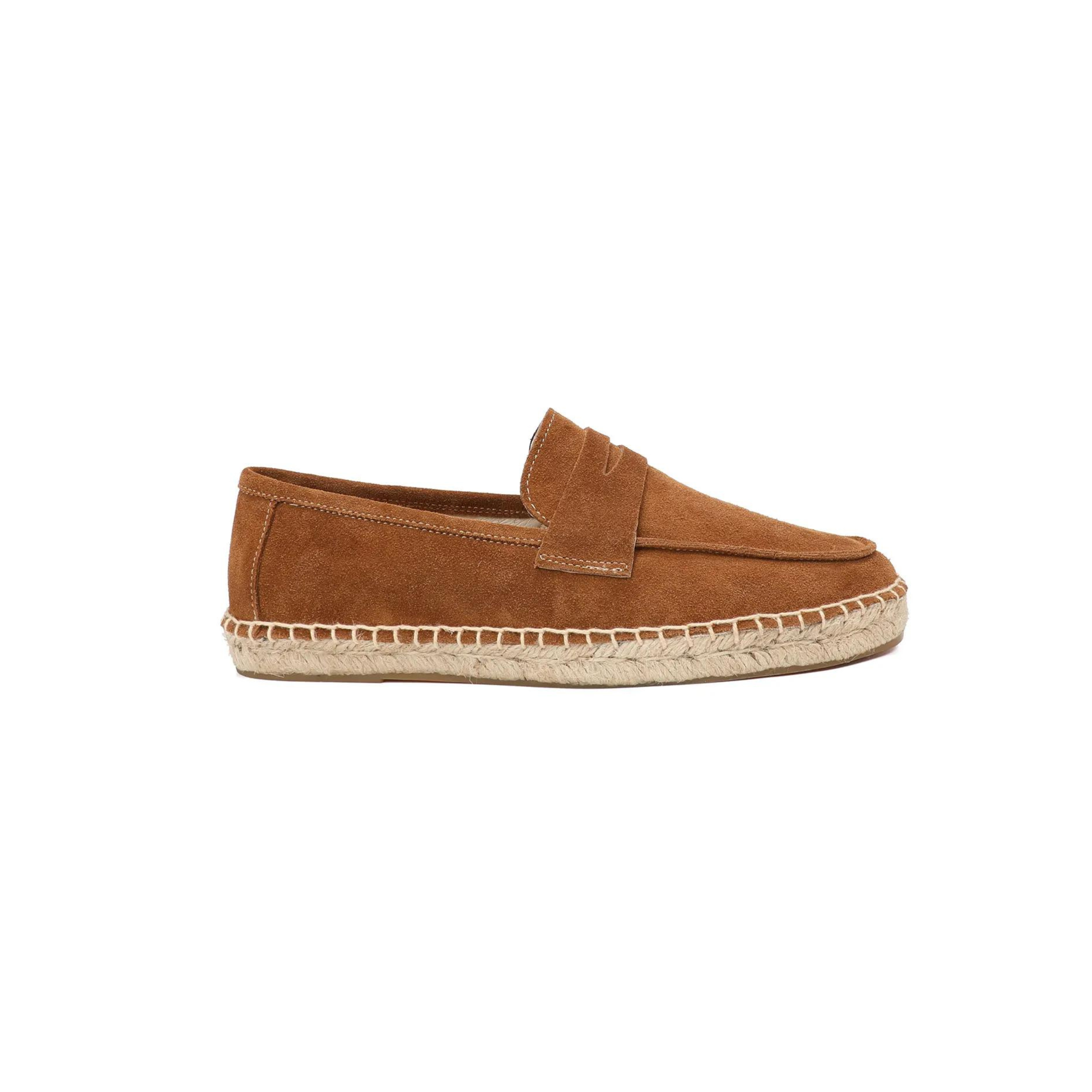 Suede Espadrilles Loafers