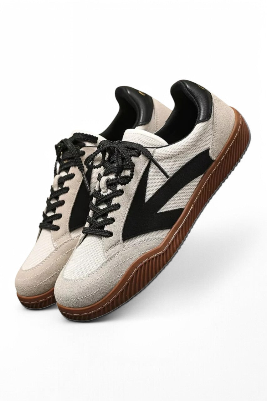 Suede Mesh Sneakers