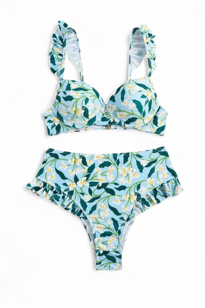 Vintage Tropical Bikini Set