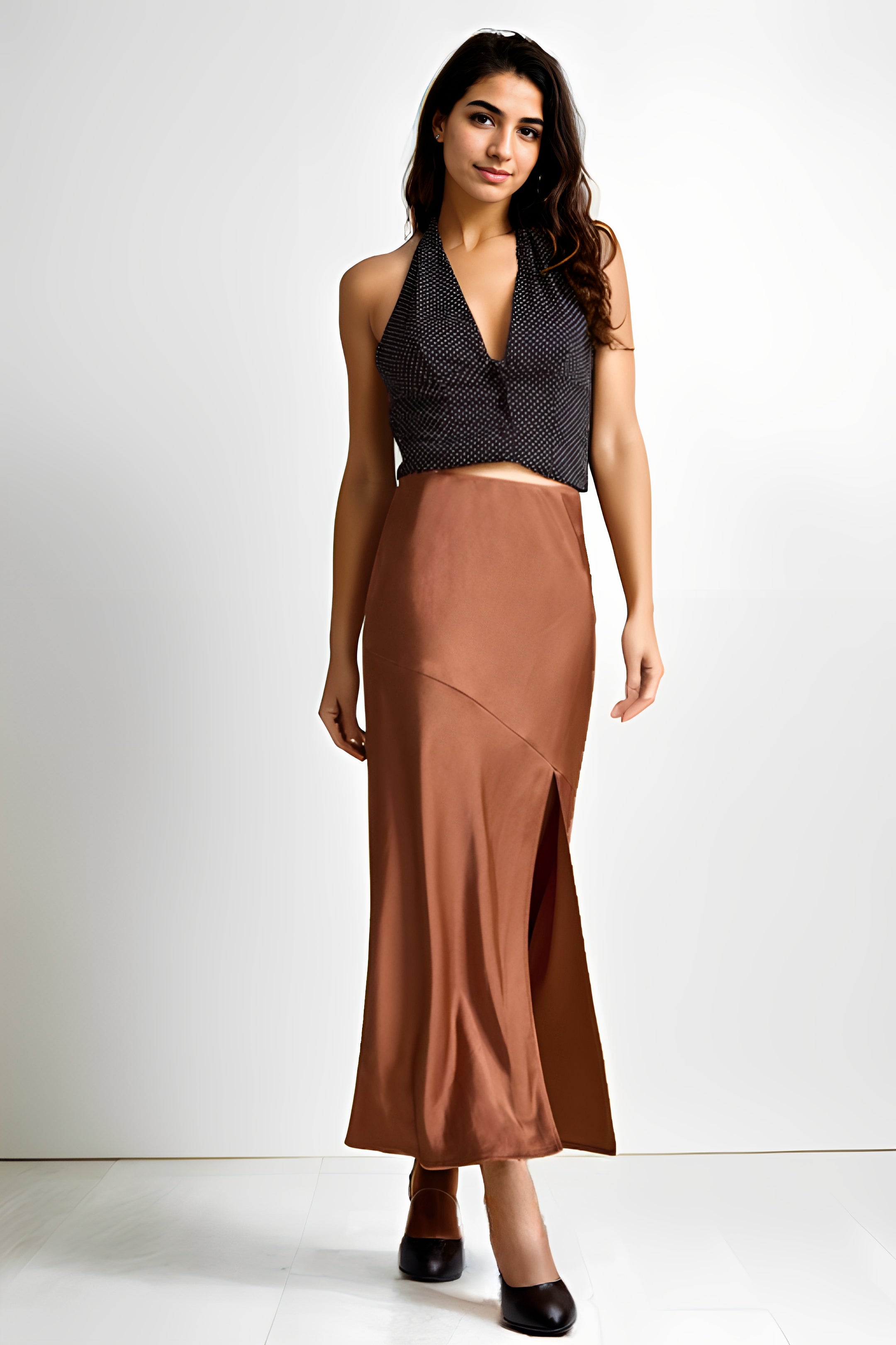 Slit Long Skirt