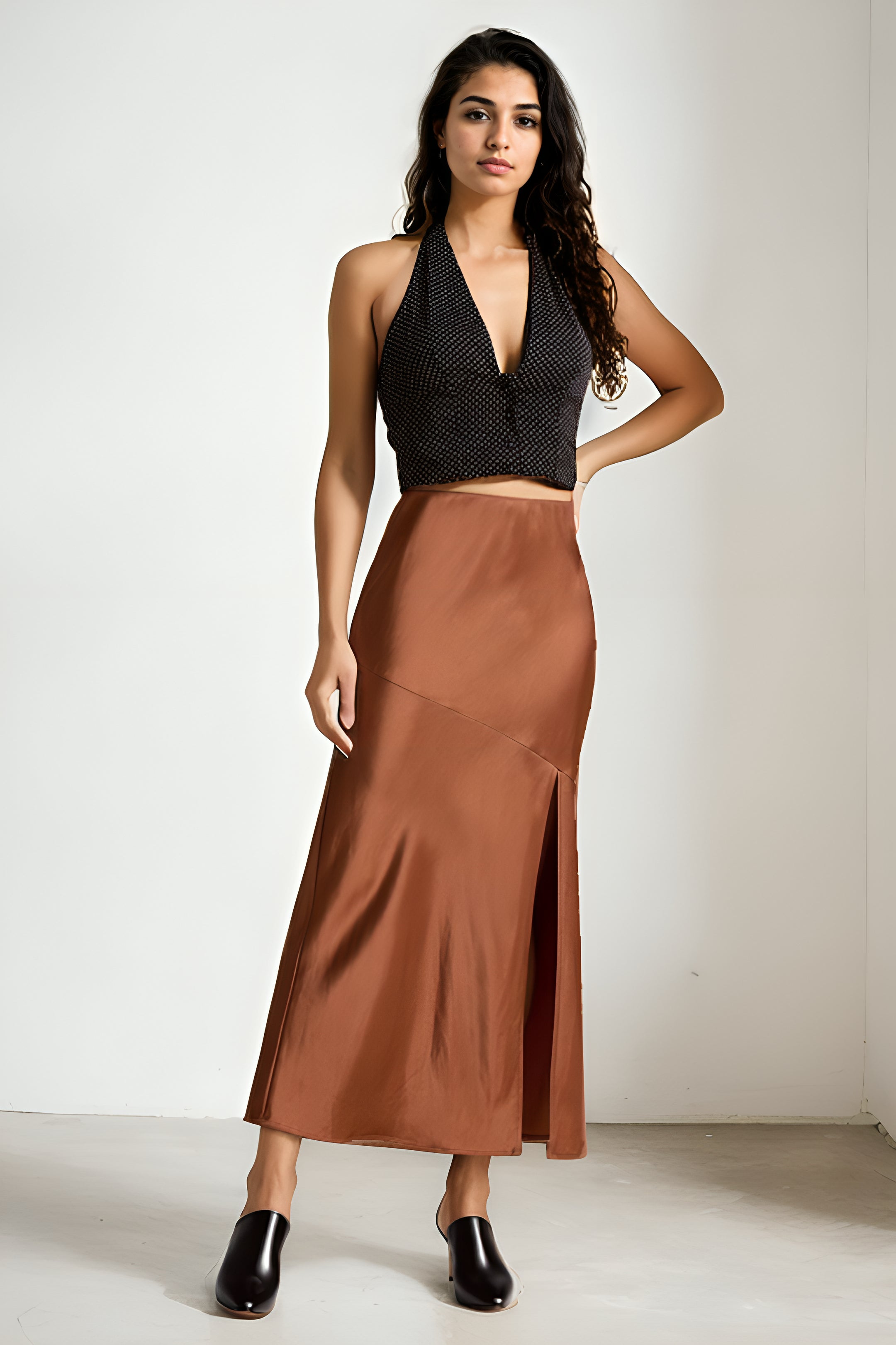 Slit Long Skirt