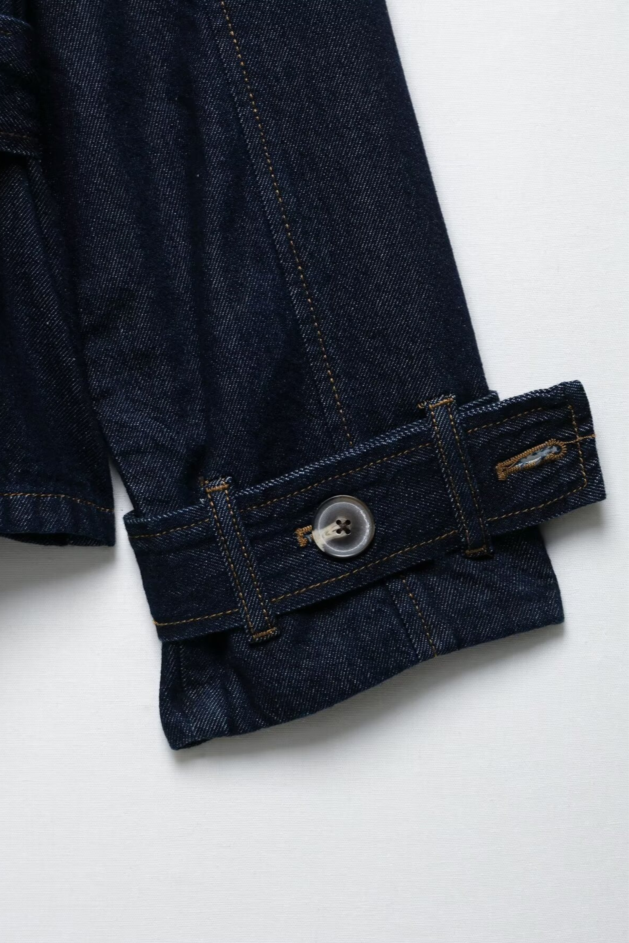 Tie Belt Denim Jacket