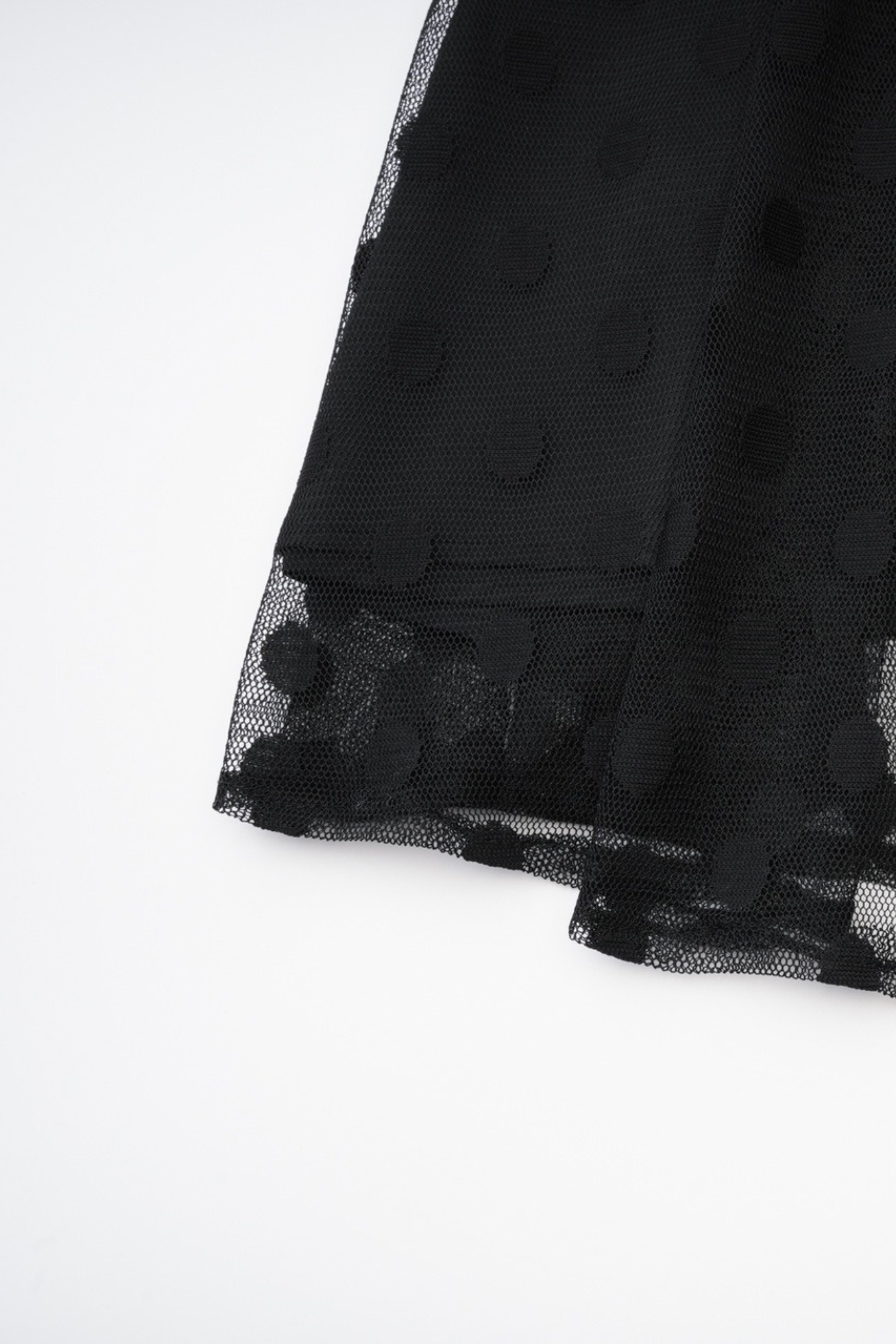Black Polka Dot Long Dress