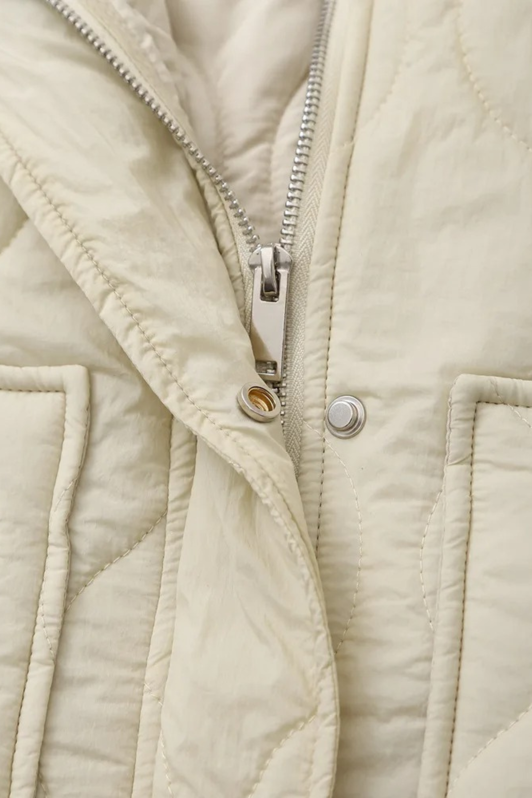 Solid Quilted Jacket